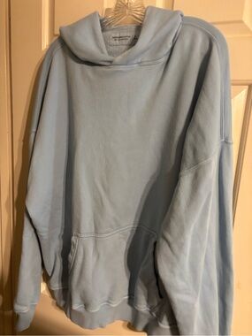 Vintage Abercrombie & Fitch Light Blue Fleece Pullover